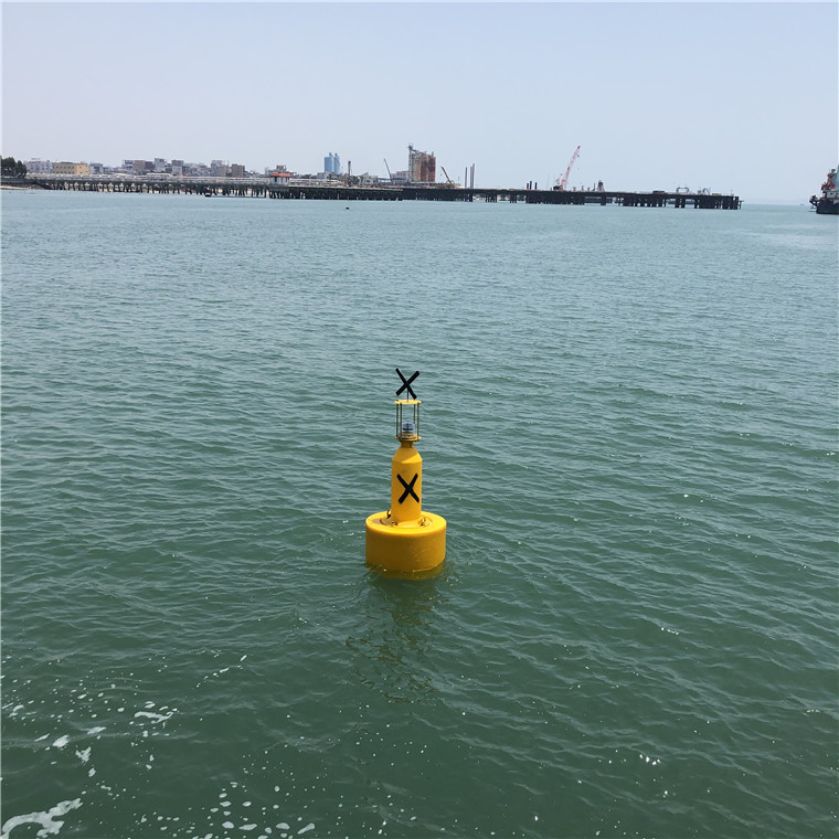 河道警戒浮筒 黃顏色浮筒型航標